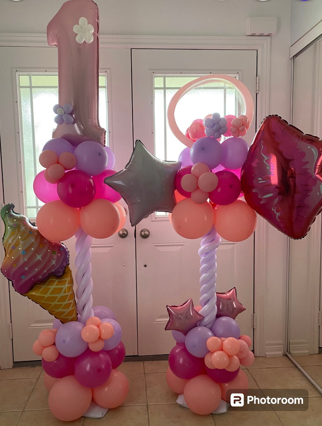 Candy-Themed Balloon Towers – Sweet Celebration Set