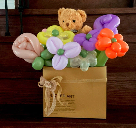 Birthday Gift Box with Teddy Bear