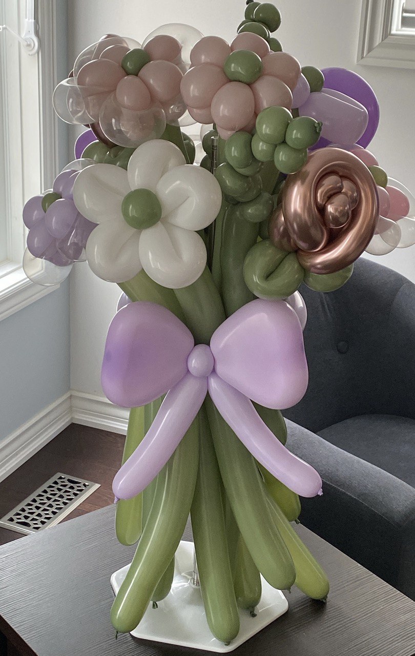 A green flower bouquet