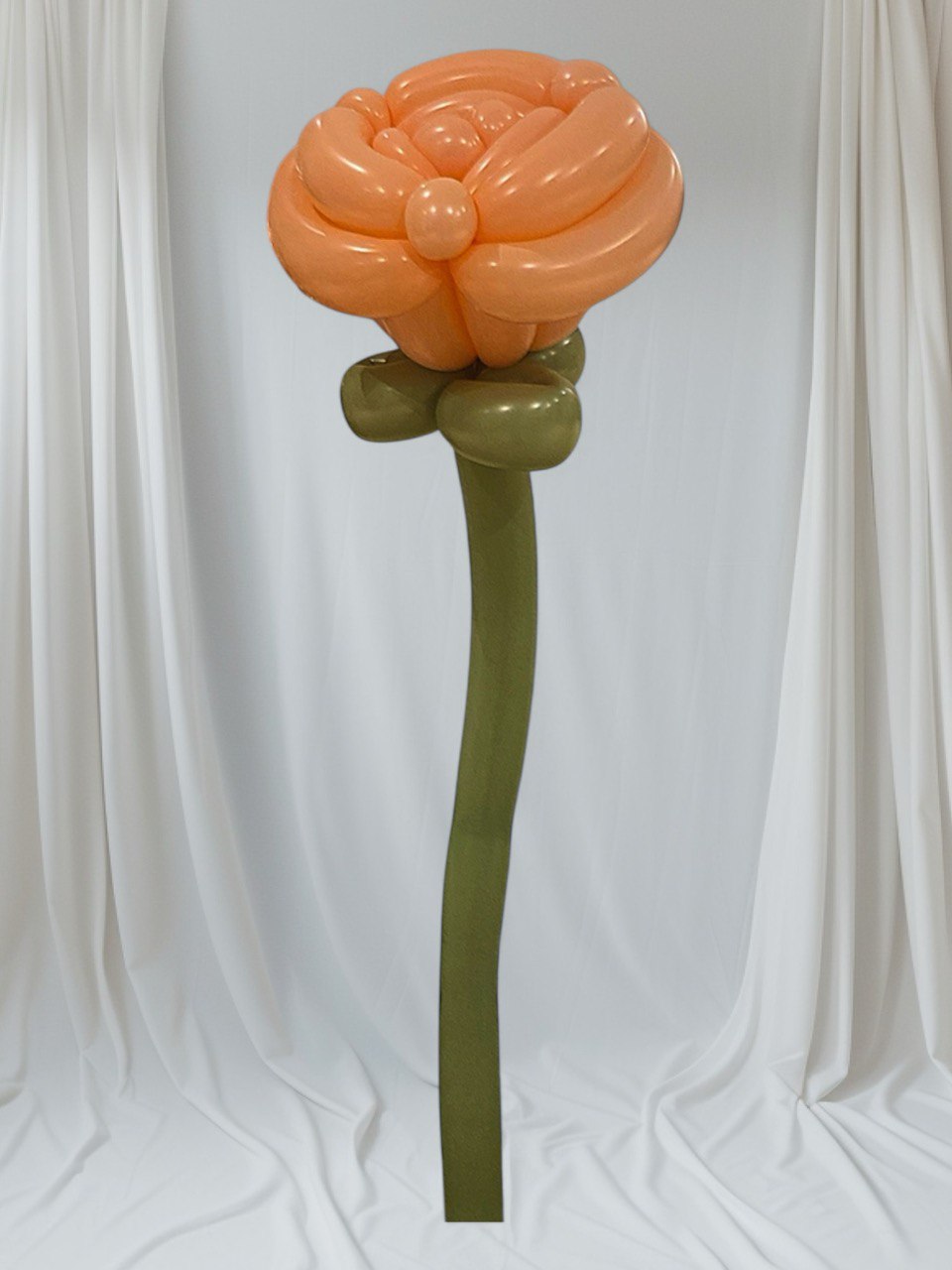 Peach Pink Flower Bouquet | Custom Balloon Roses | Unique Balloon Gift | Anniversary Gift | Free Local Delivery
